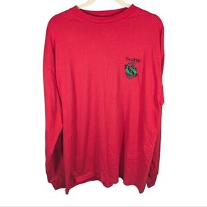 Vintage Y2K Sobe Lizard Drink Energy Drink Long Sleeve Men's Shirt Size XL